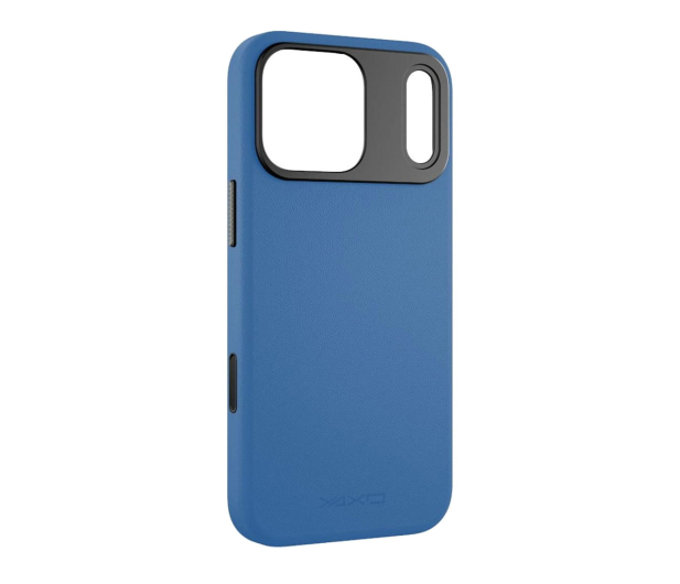 YAXO Leather Gear Slim Case MagSafe iPhone 17 Pro Electric Blue - 1455884 - zdjęcie 2